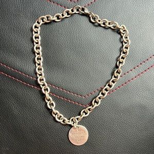 Heavy Sterling silver necklace